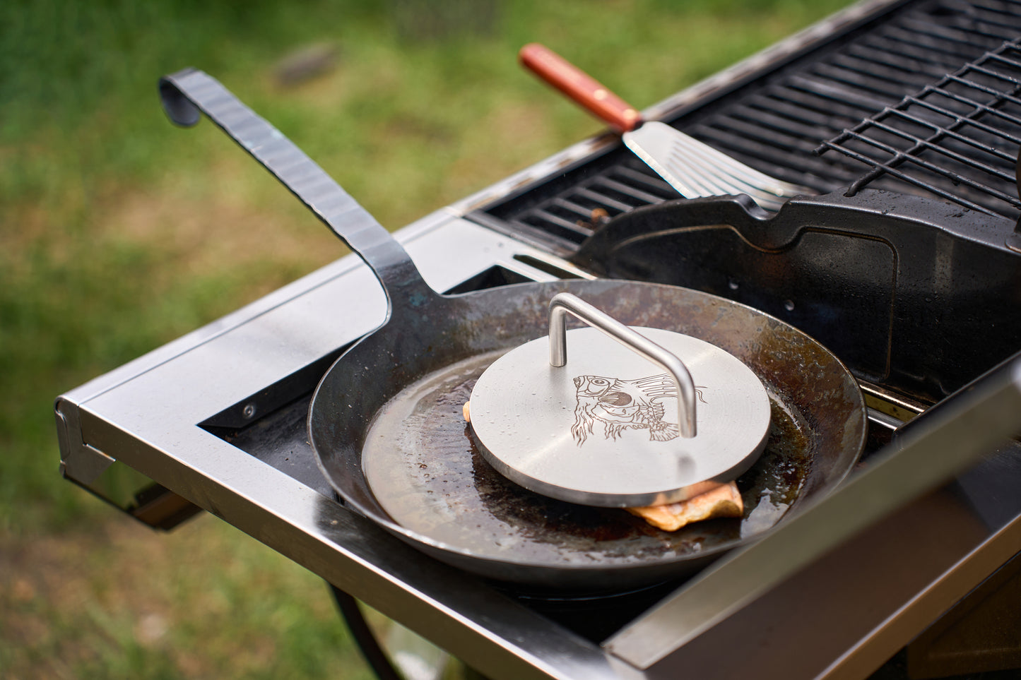 Turk Handforged 34CM Carbon Steel Frying Pan