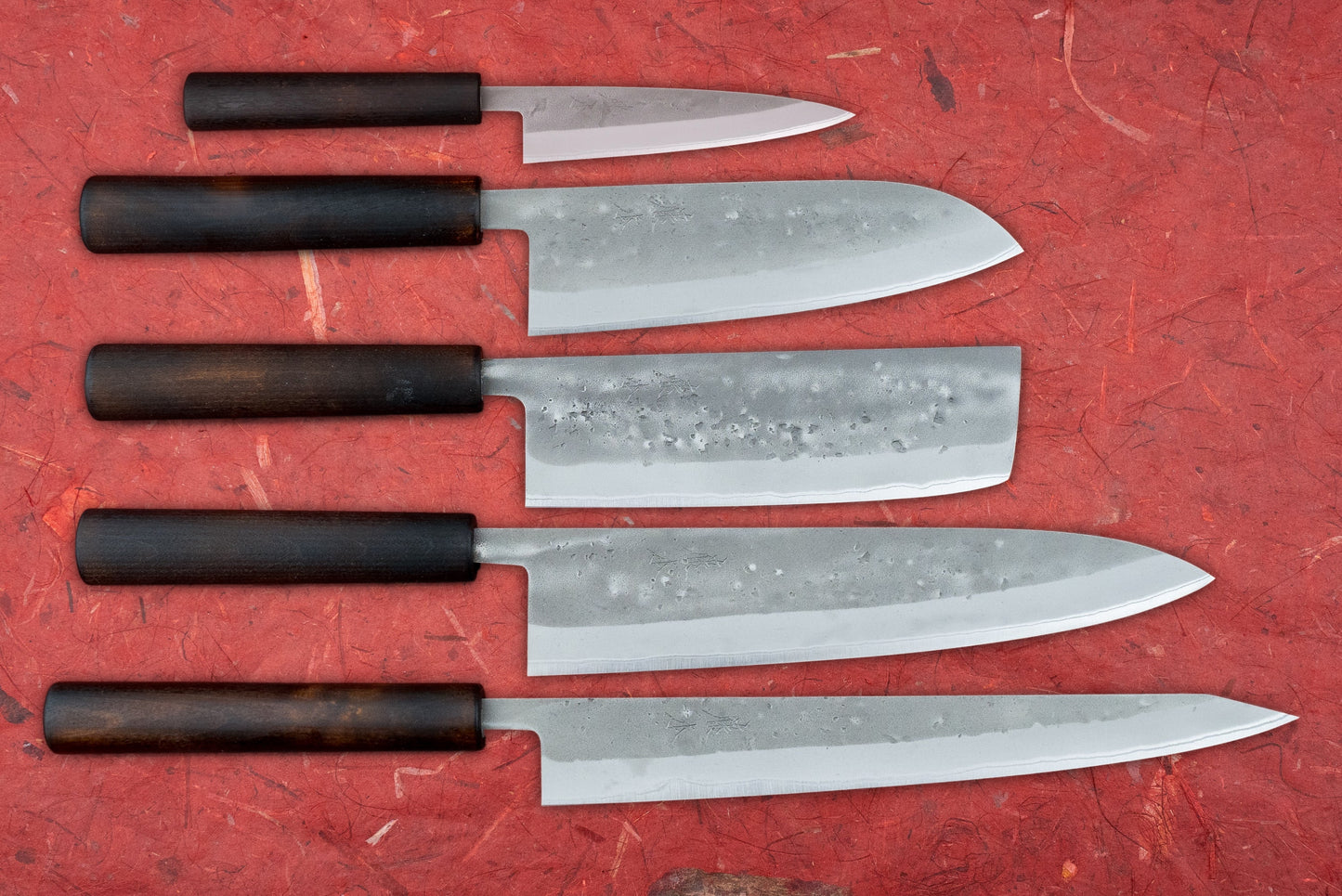 Fujimoto Nashiji 5 Piece Knife Set from Fujimoto