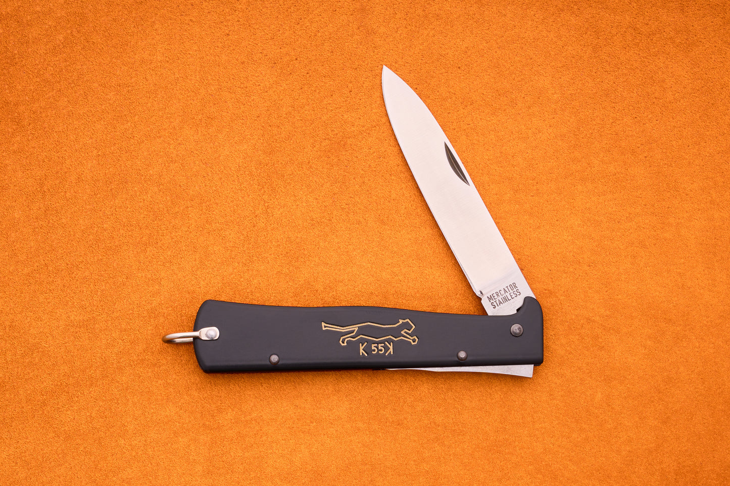 Otter-Messer Mercator "Black cat knife" K55K