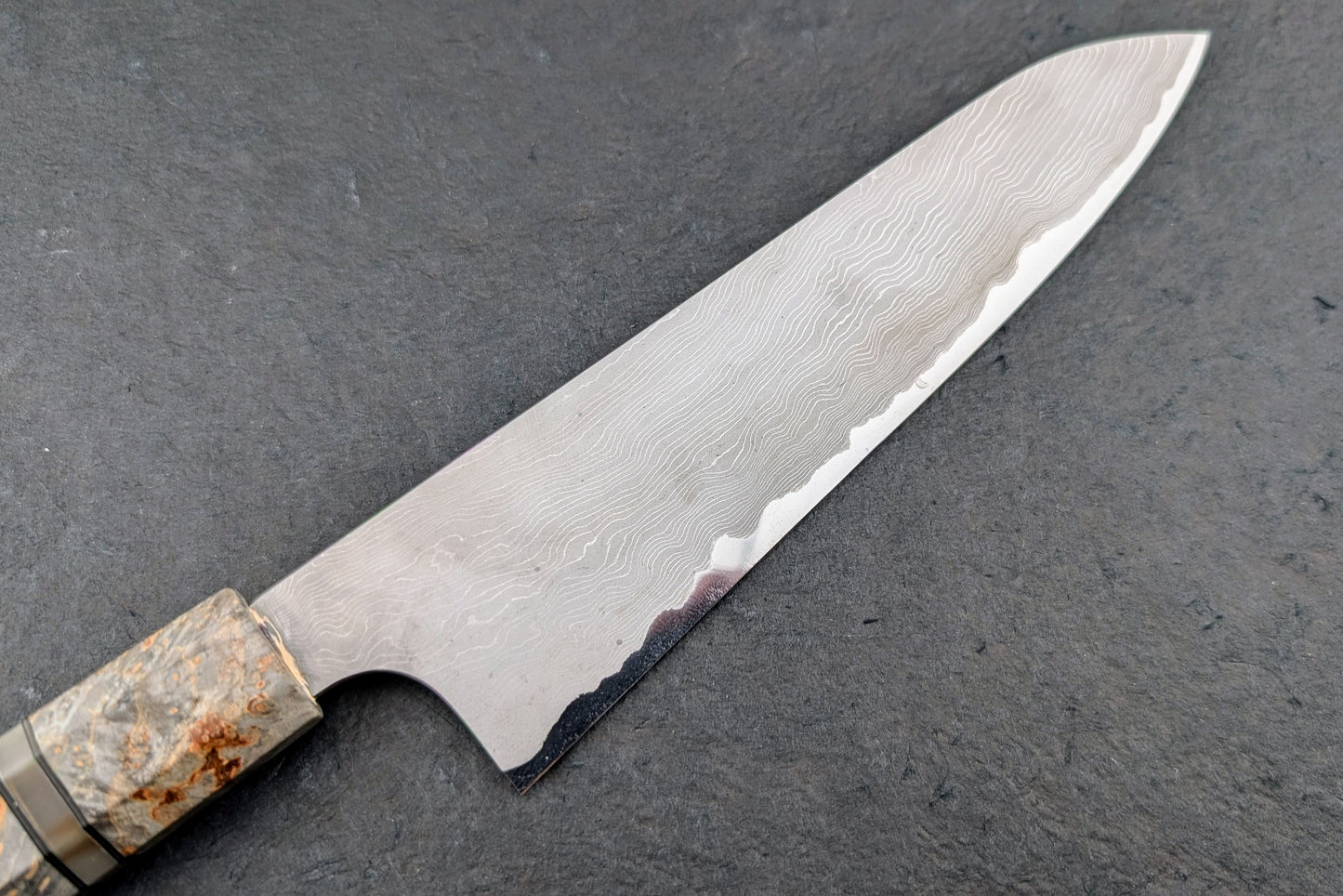 Nigara Aogami Tateyoko Damascus Gyuto 210mm from Nigara Hamono