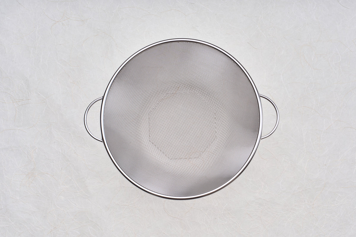 Shimoyama Two handed Stainless Steel Strainer 26cm