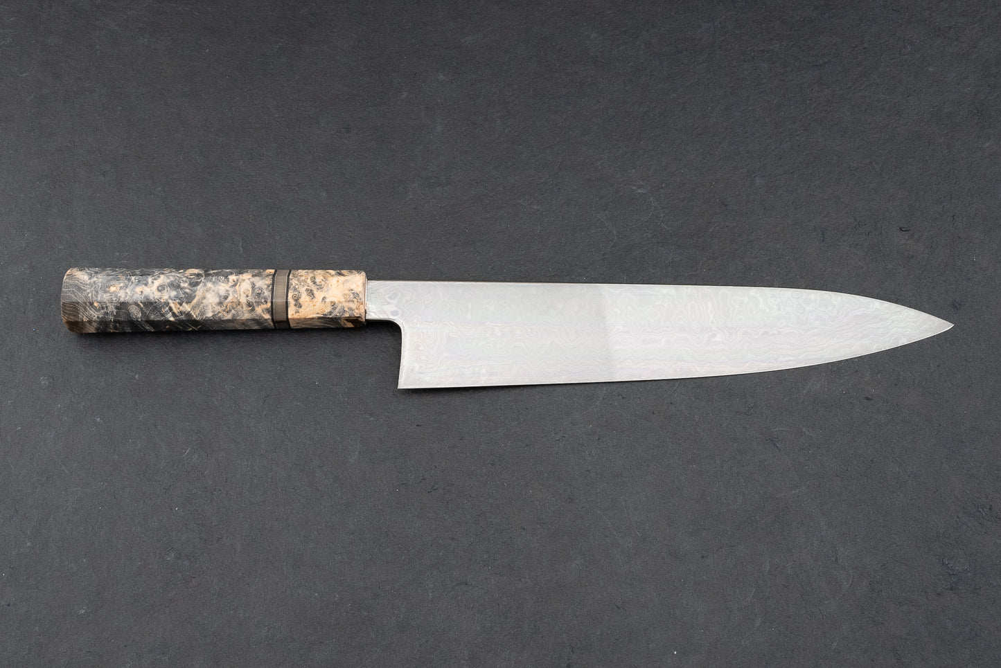 Shoichi Hashimoto x Naohito Myojin Shinryoku Coreless Damascus Gyuto 240mm from Shoichi Hashimoto