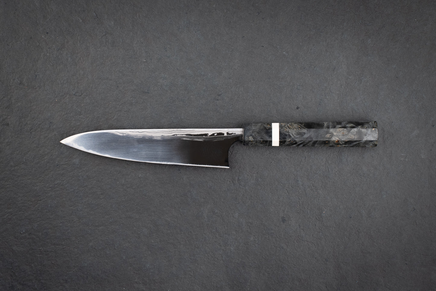 Yoshihiro Yauji Aogami Suminagashi Single Bevel Petty 150mm from Yauji