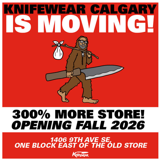 Knifewear Calgary is Moving, Fall 2026