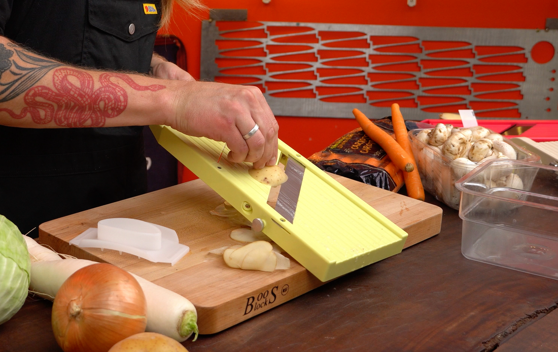 How to Use a Mandoline Slicer Safely