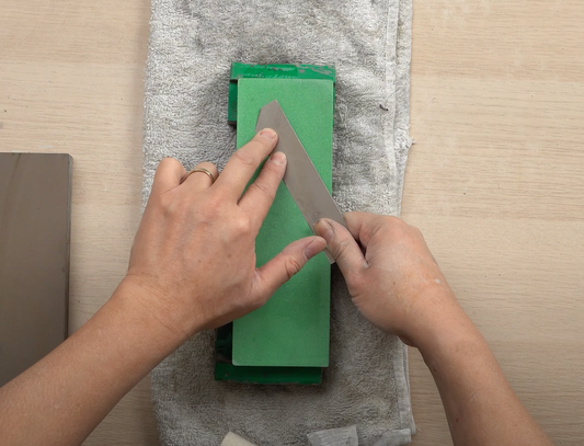 How to Sharpen a Mandoline Blade on Whetstones