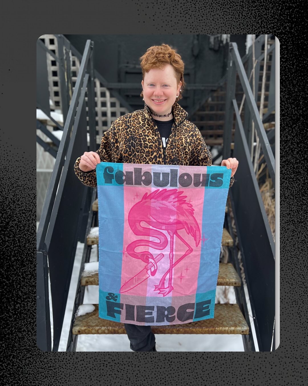 Knifewear X Mike Hooves: Fabulous and FIERCE Tea Towel from Knifewear Merch