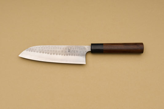 Anryu Hamono Aogami 2/S Tsuchime Santoku 165mm