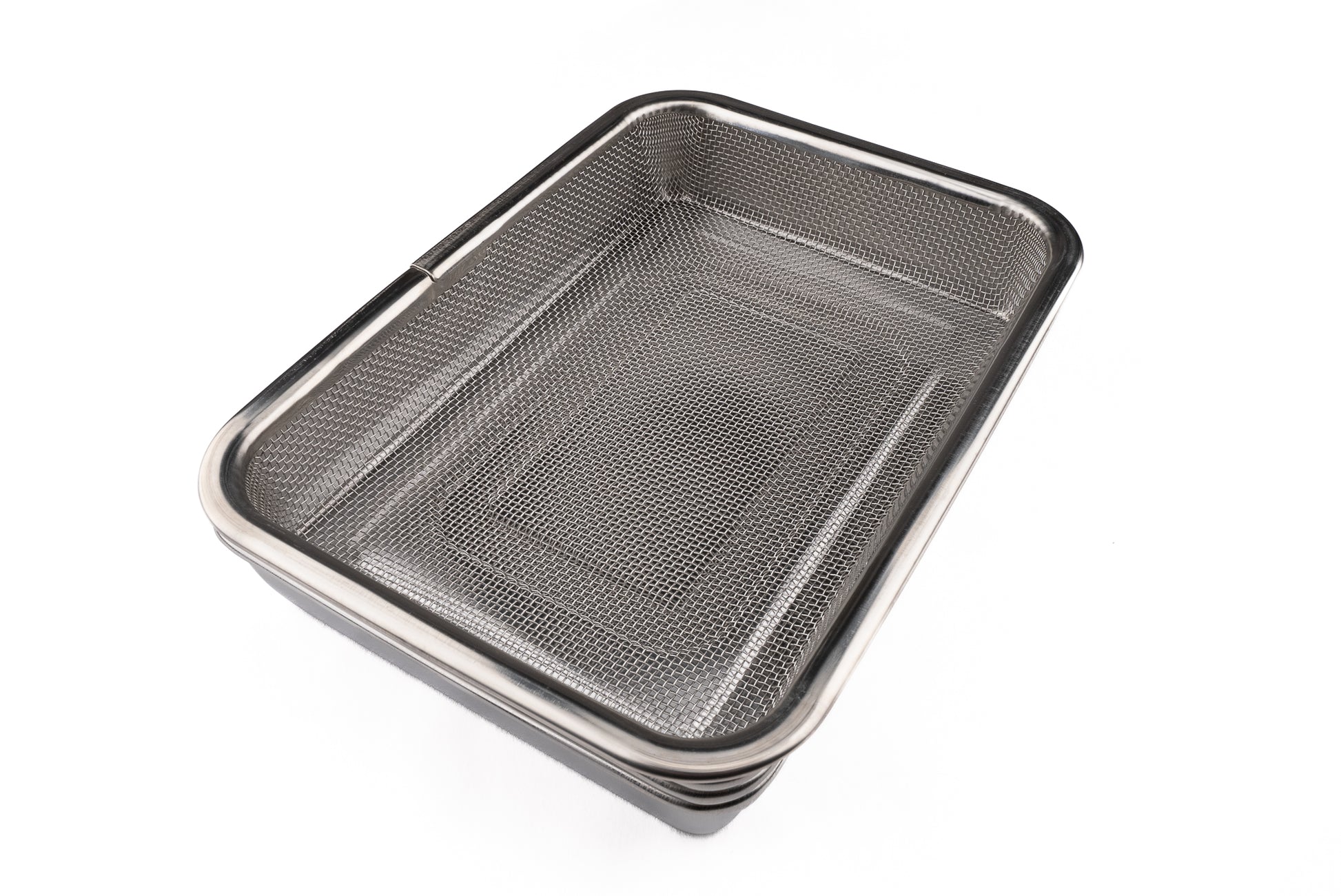 Arnest Stainless Steel Prep & Storage Pans with Strainer and Plastic Lids 7 piece Set from Arnest