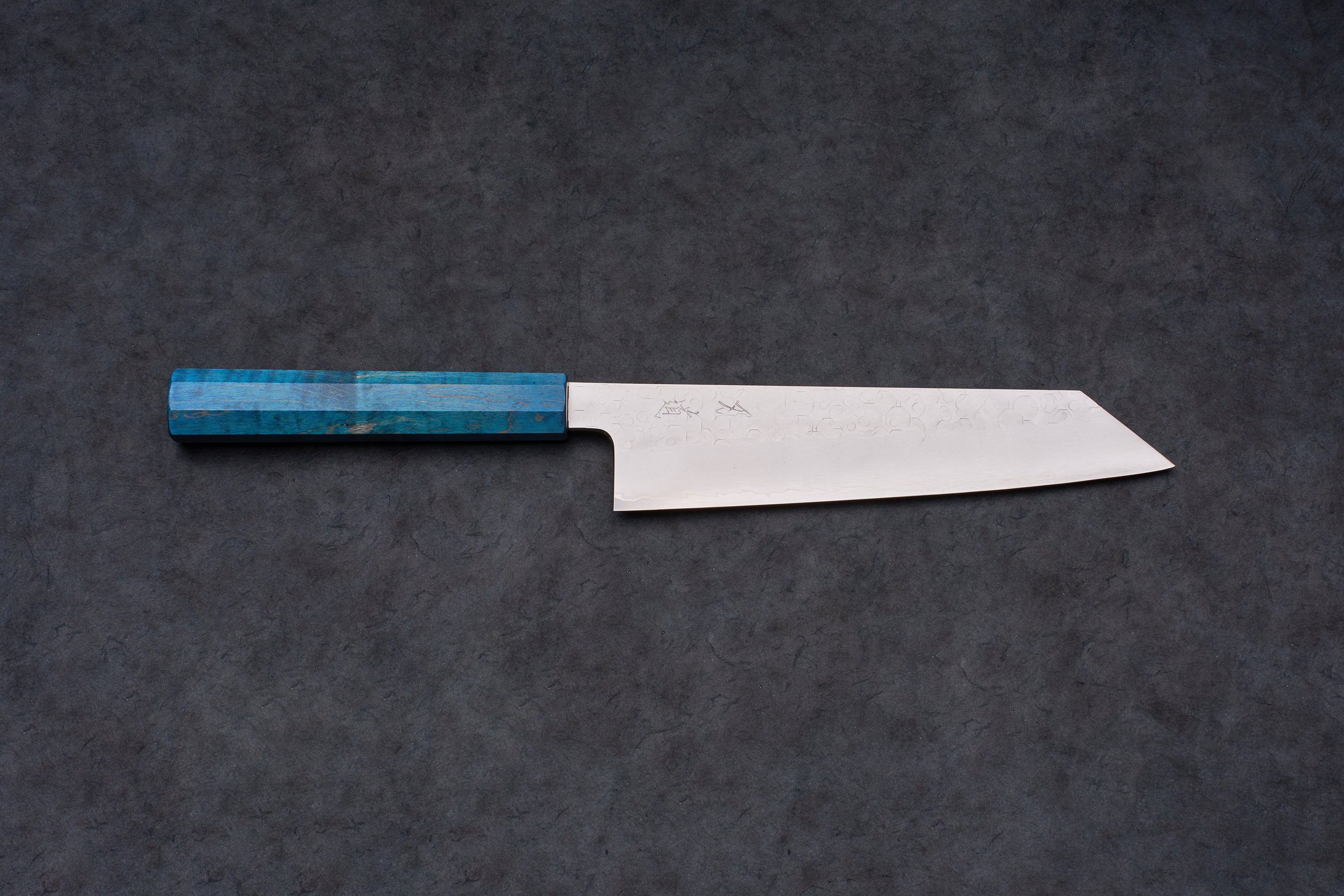 Hado Shiosai Kiritsuke Gyuto 210 mm, manche bleu