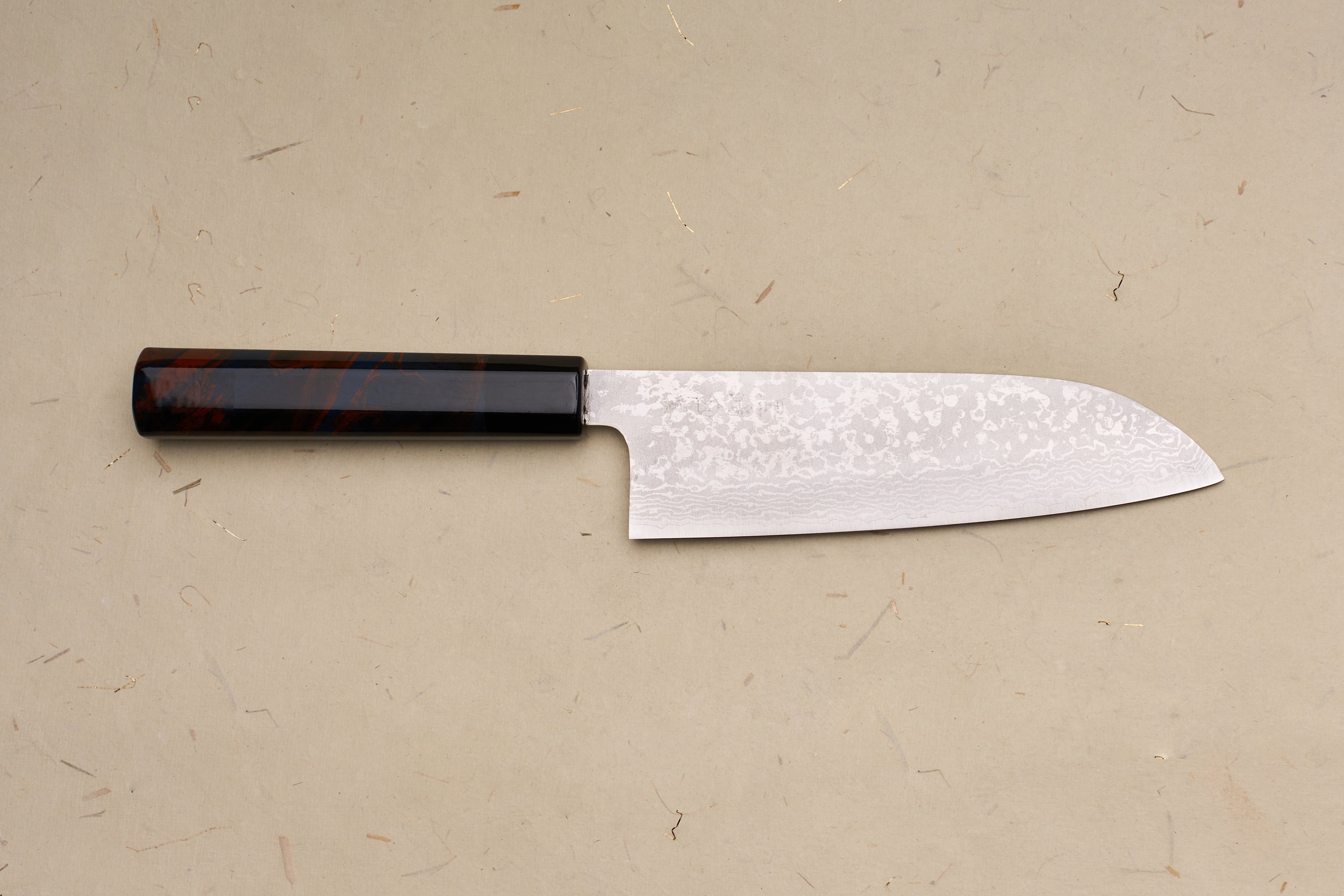 Makoto Kurosaki VG10 Suminagashi Santoku 165mm