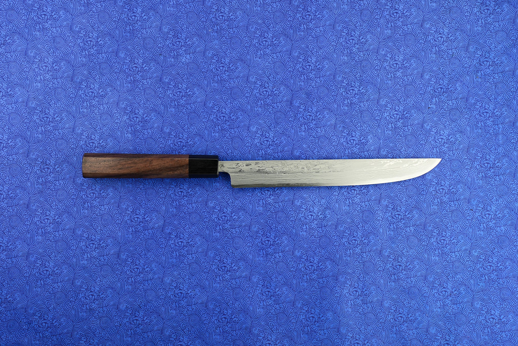 Hideo Kitaoka Shirogami Suminagashi Matsuba 210mm from Hideo Kitaoka