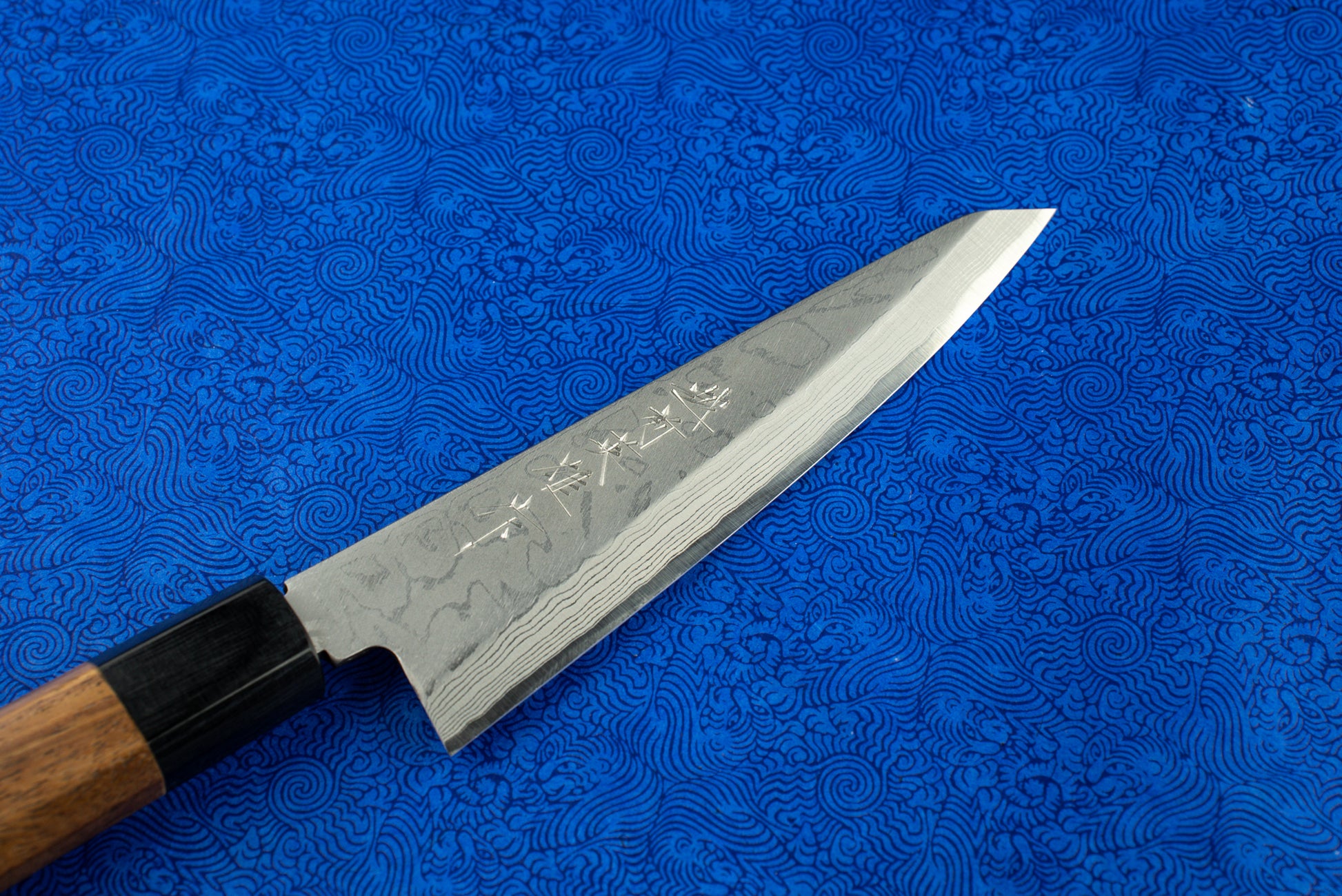 Hideo Kitaoka Shirogami Suminagashi Honesuki 150mm from Hideo Kitaoka