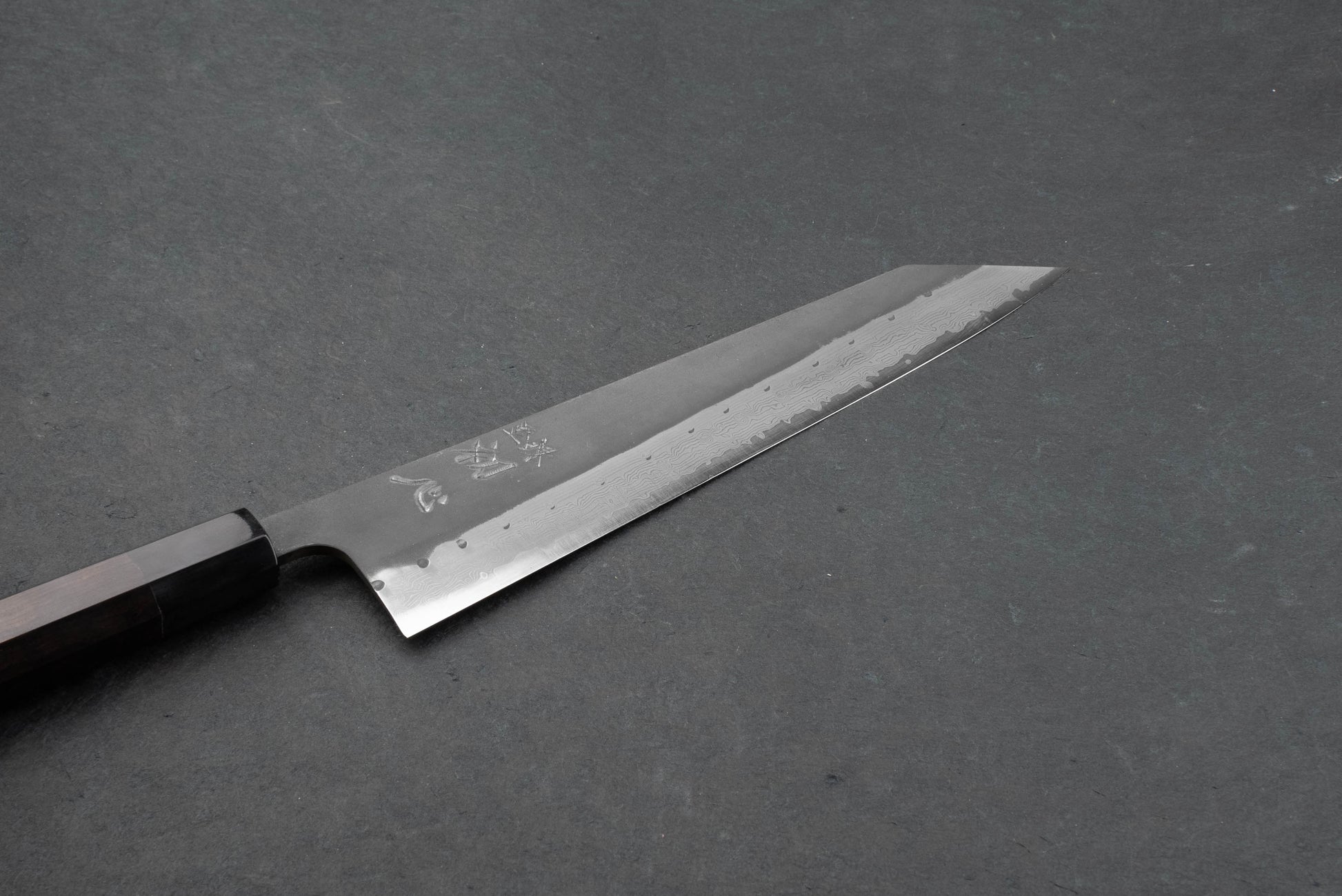 Hatsukokoro Shinkiro AS Kurouchi Damascus Kiritsuke Gyuto 240mm from Hatsukokoro