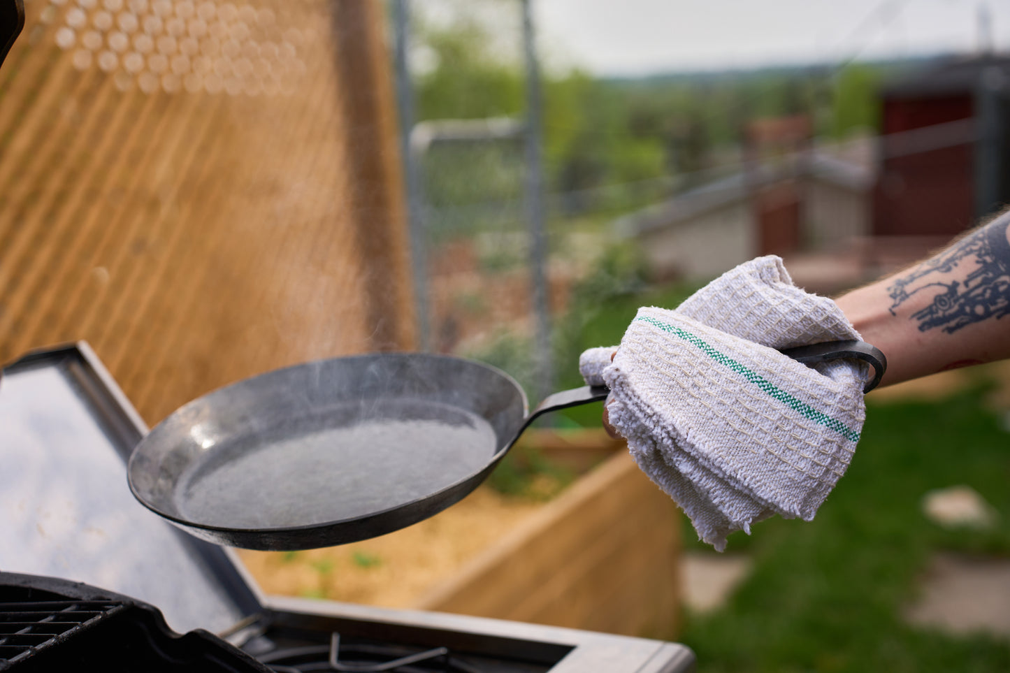 Turk Handforged 26CM Carbon Steel Frying Pan