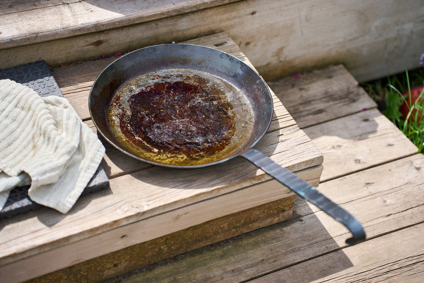 Turk Handforged 26CM Carbon Steel Frying Pan