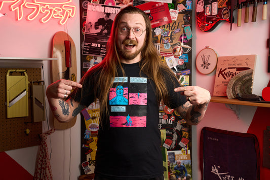 Knifewear Blue Guy Garage Sale Shirt