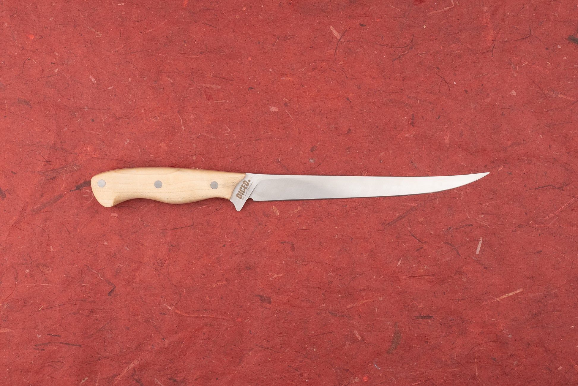 Diced Knives Flexible West Coast Fillet Knife 195mm from Diced Knives