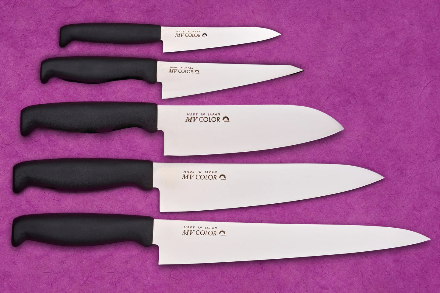 Ensemble de 5 couteaux Tojiro Color
