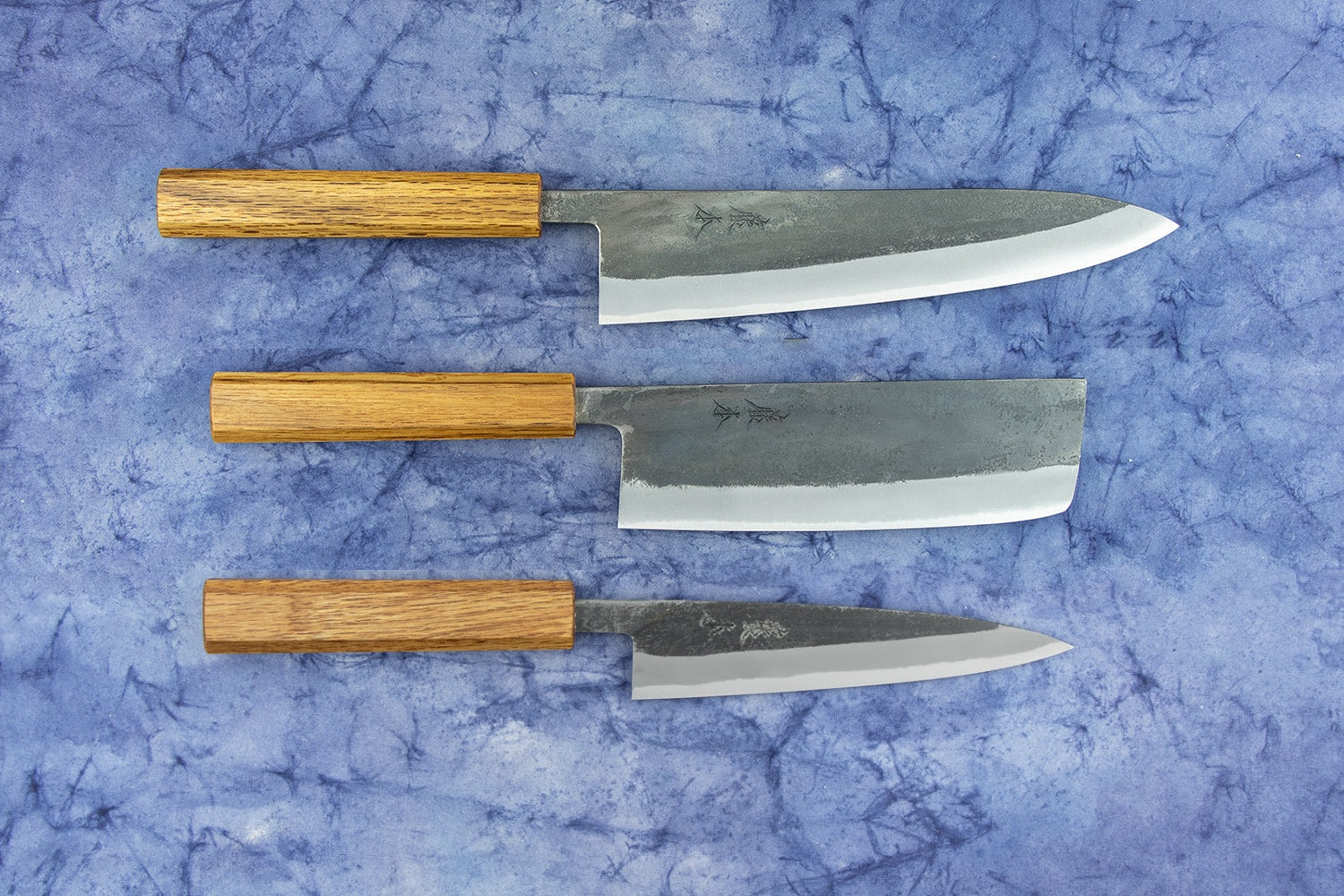 Fujimoto Kurouchi-Forged Knife Set from Fujimoto