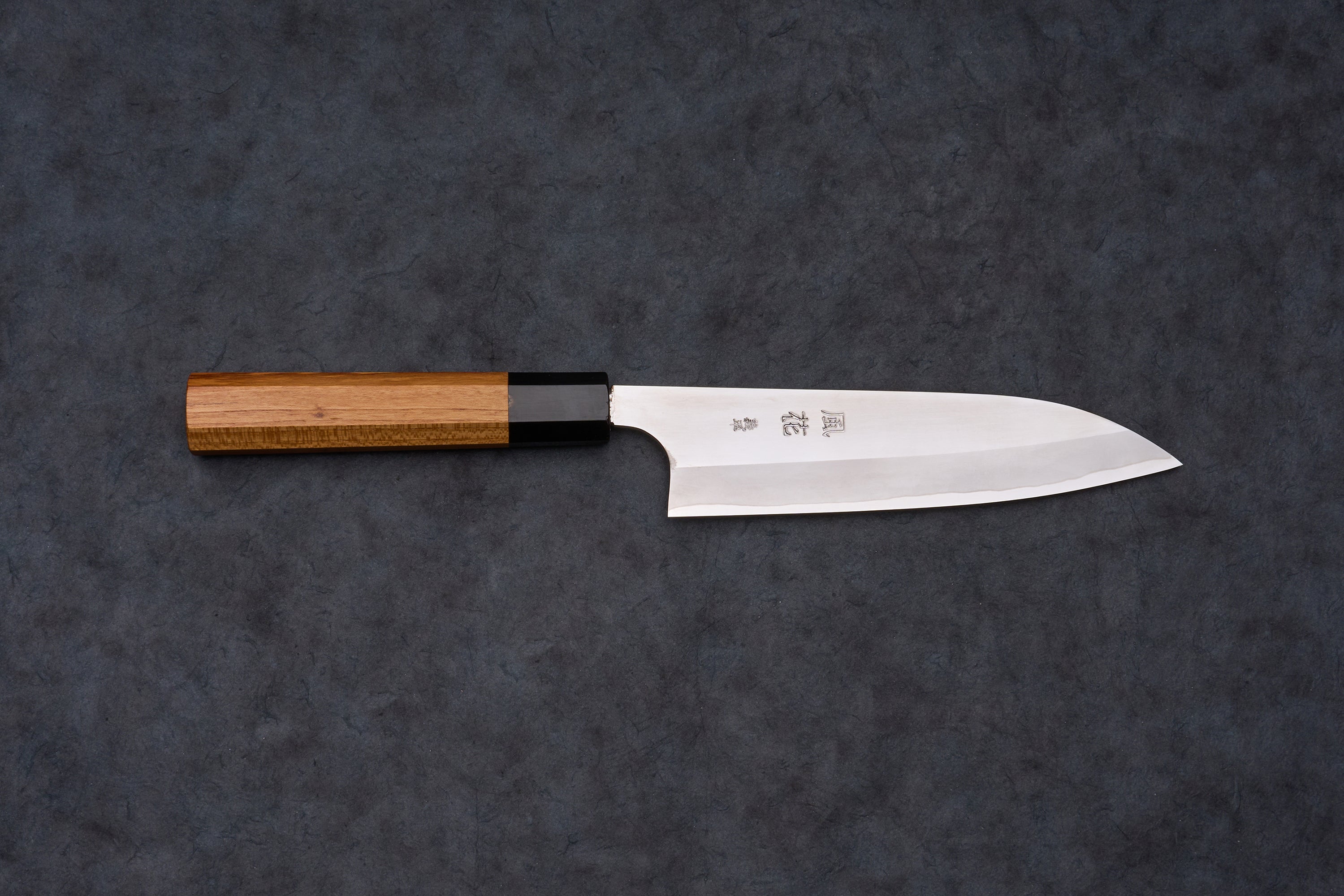Gihei HAP40 MIgaki Chestnut Santoku 165mm