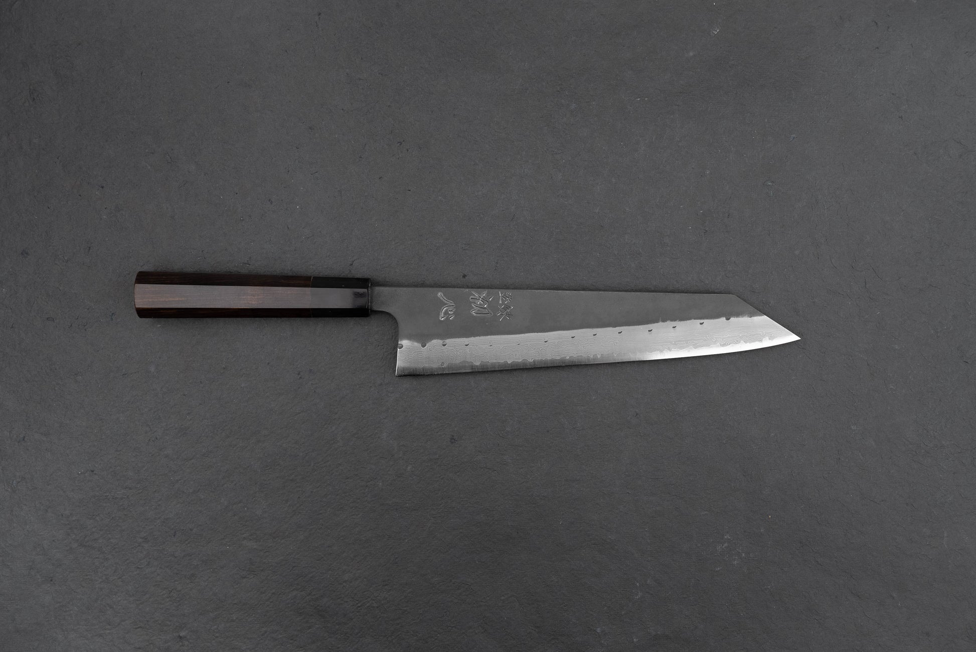 Hatsukokoro Shinkiro AS Kurouchi Damascus Kiritsuke Gyuto 240mm from Hatsukokoro