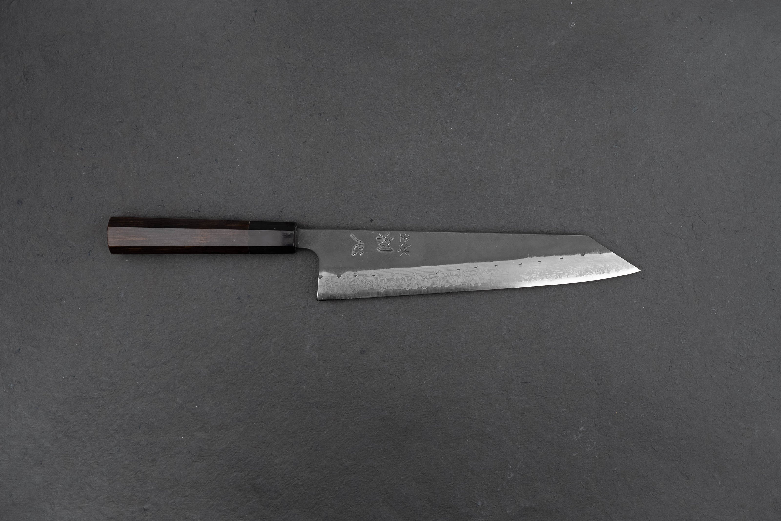 Hatsukokoro Shinkiro AS Kurouchi Damascus Kiritsuke Gyuto 240mm from Hatsukokoro