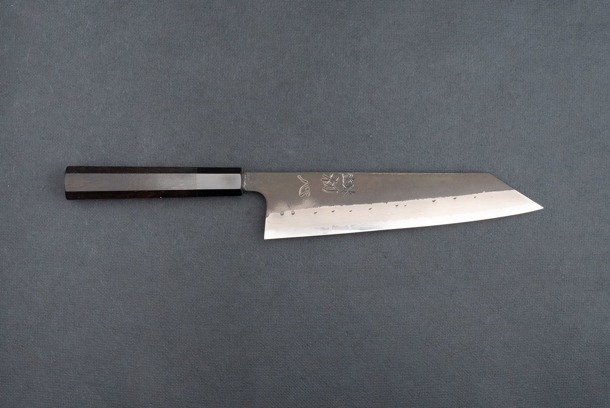 Hatsukokoro Shinkiro AS Kurouchi Damascus Kiritsuke Gyuto 210mm from Hatsukokoro