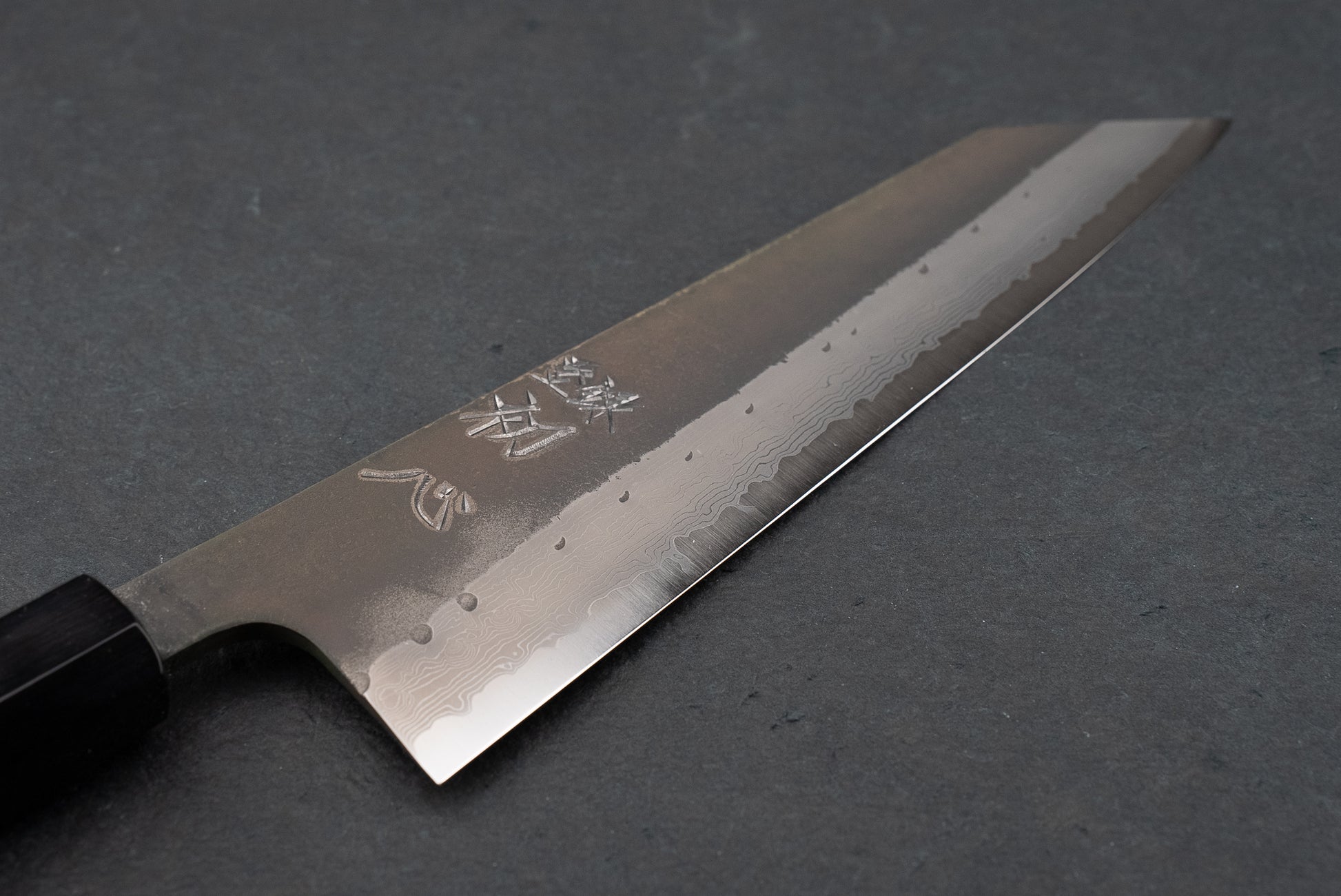 Hatsukokoro Shinkiro AS Kurouchi Damascus Kiritsuke Gyuto 210mm from Hatsukokoro
