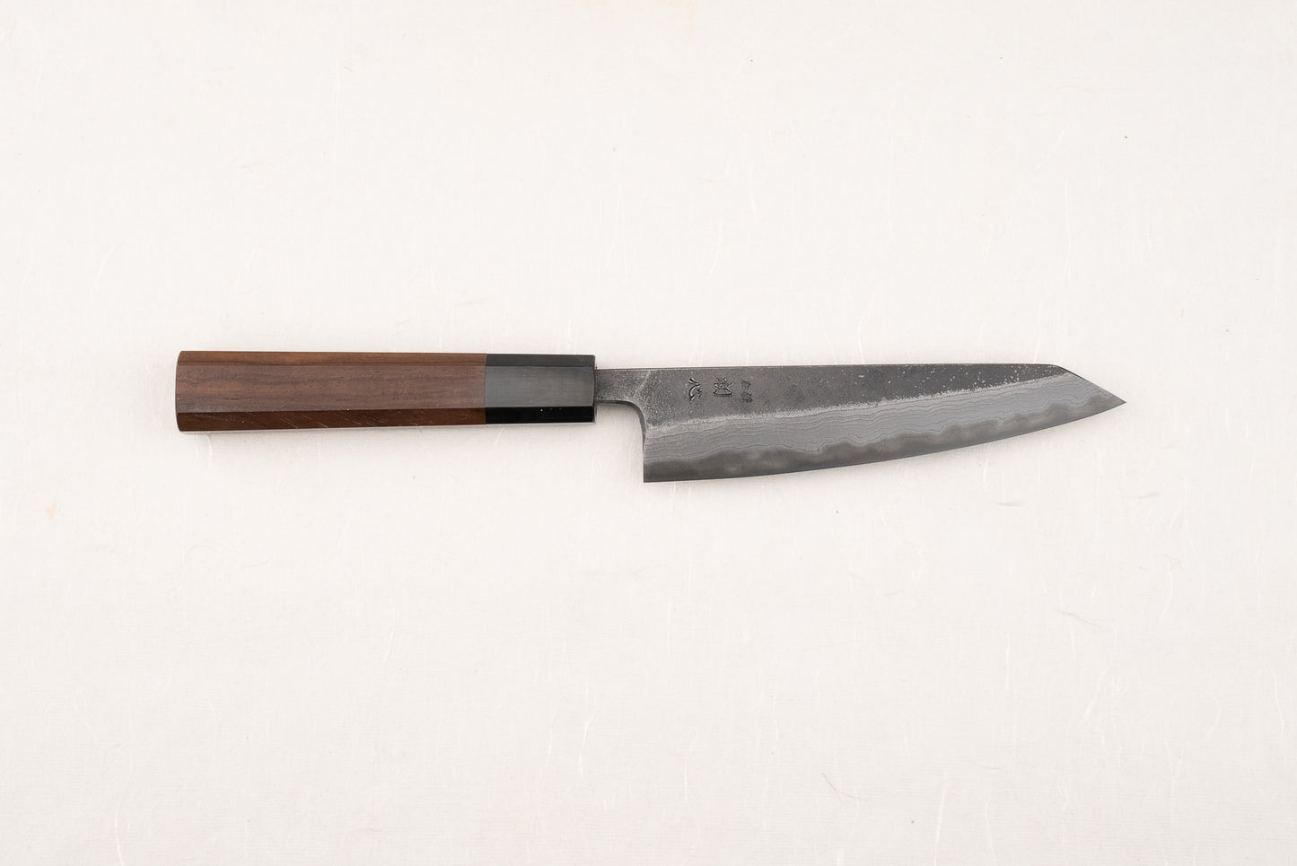 Hatsukokoro Kumokage Aogami Kurouchi Damascus Honesuki 150mm from Hatsukokoro