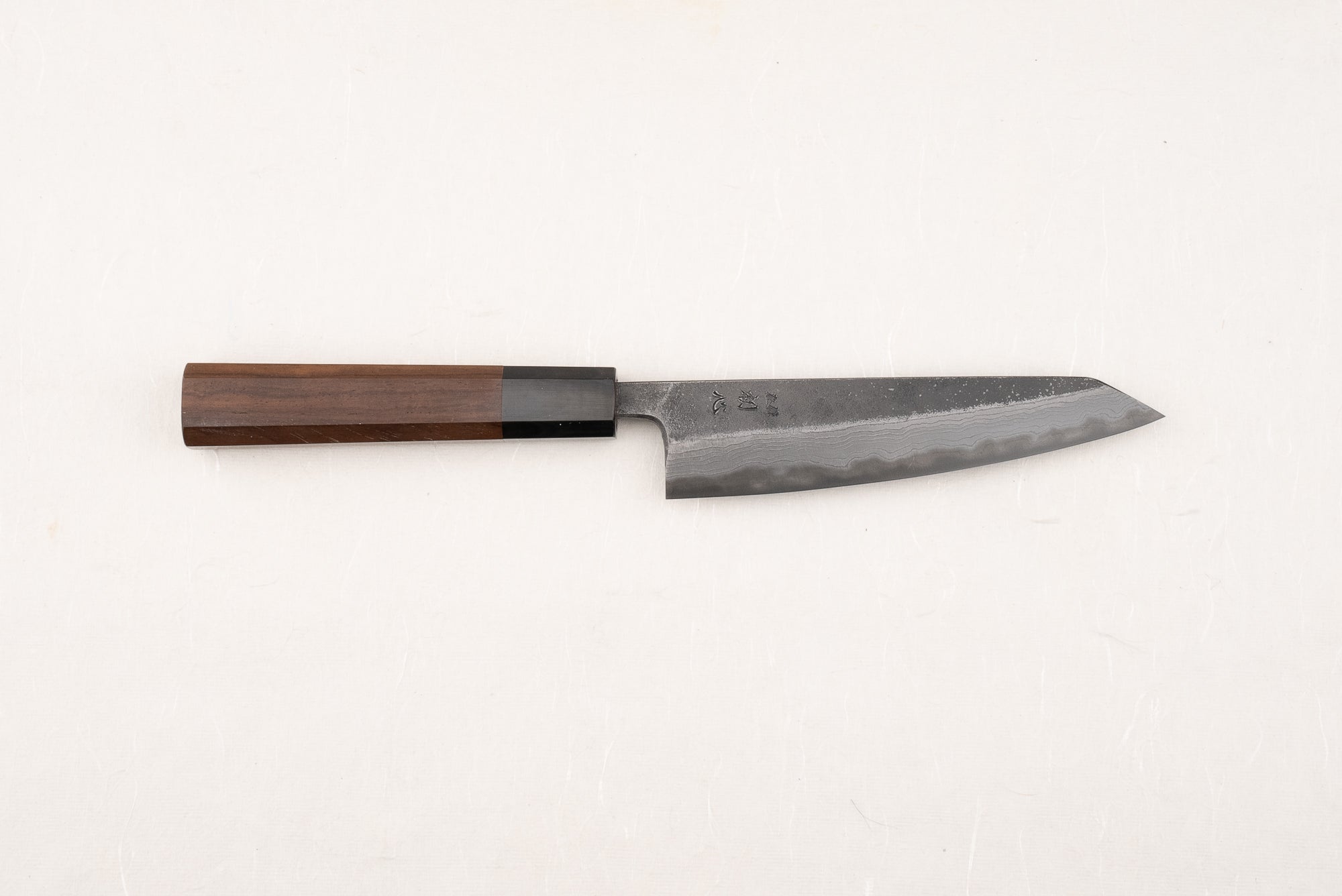 Hatsukokoro Kumokage Aogami Kurouchi Damascus Honesuki 150mm from Hatsukokoro