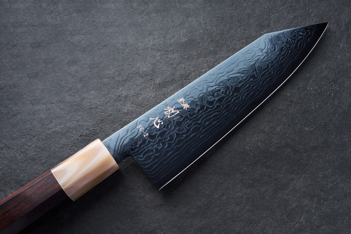Hatsukokoro Ryuhyo SG2 Damascus BLUE Bunka 180mm