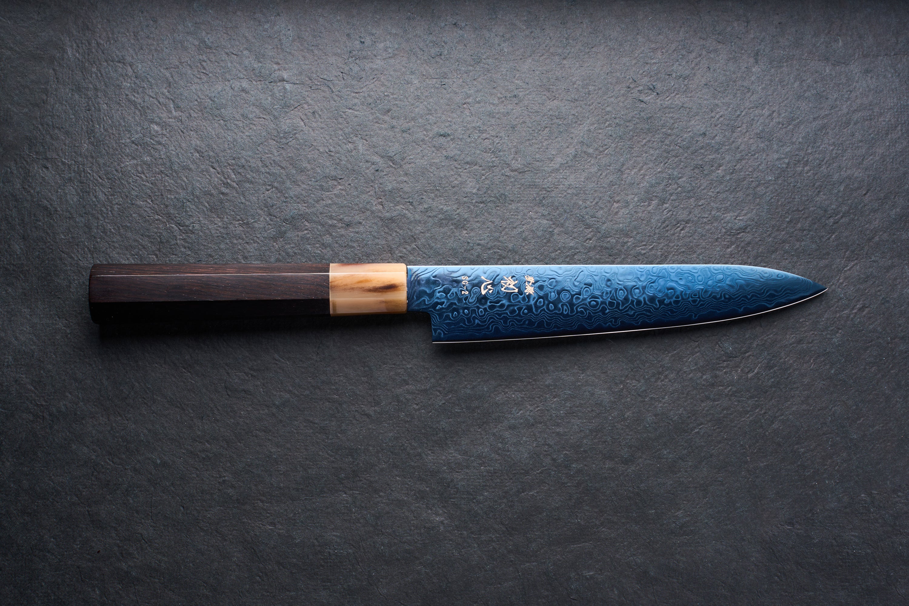 Hatsukokoro Ryuhyo SG2 Damas BLEU Petty 150mm