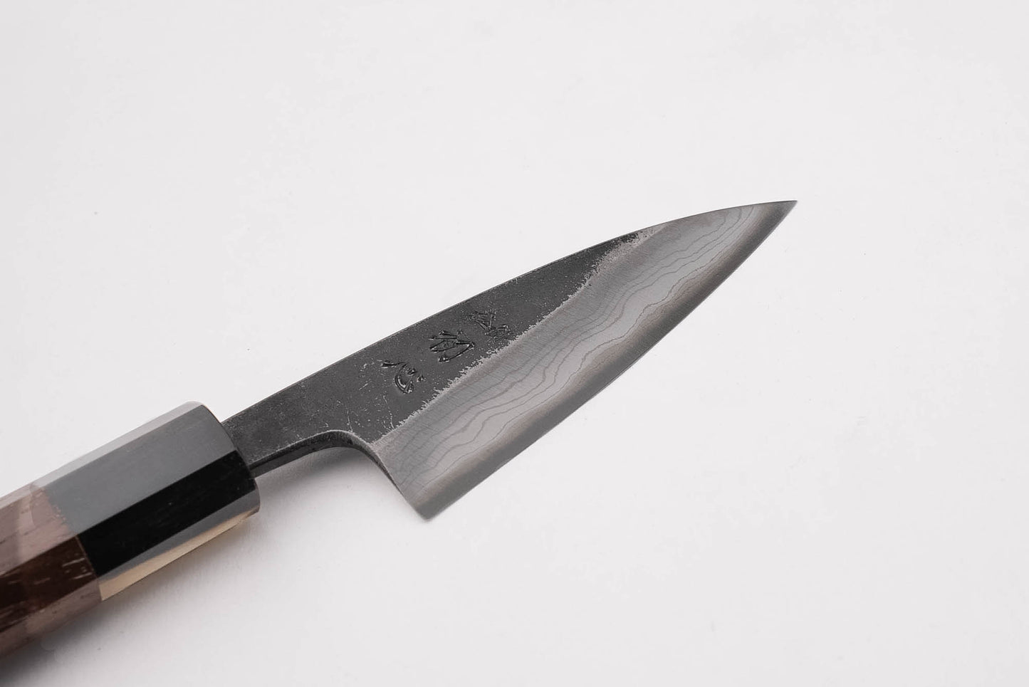 Hatsukokoro Kumokage Aogami Kurouchi Damascus Petty 80mm from Hatsukokoro