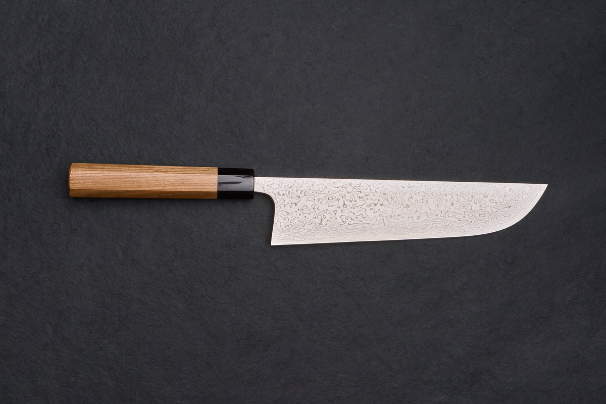 Masashi SPG STRIX Migaki Sakimaru Gyuto 240 mm