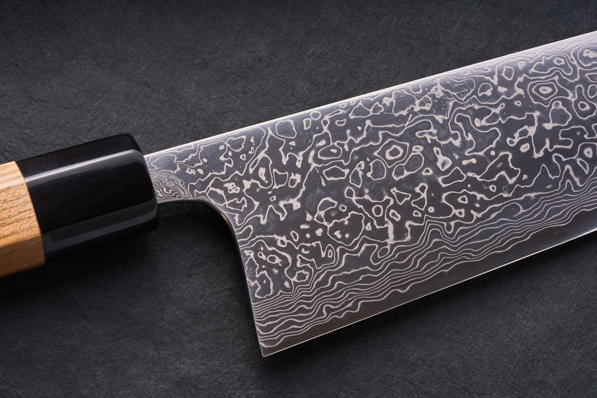Masashi SPG STRIX Migaki Sakimaru Gyuto 240 mm