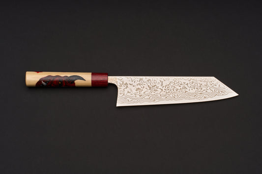 Hand-Painted Custom Handle Masashi Shiroshu Kiritsuke 210mm