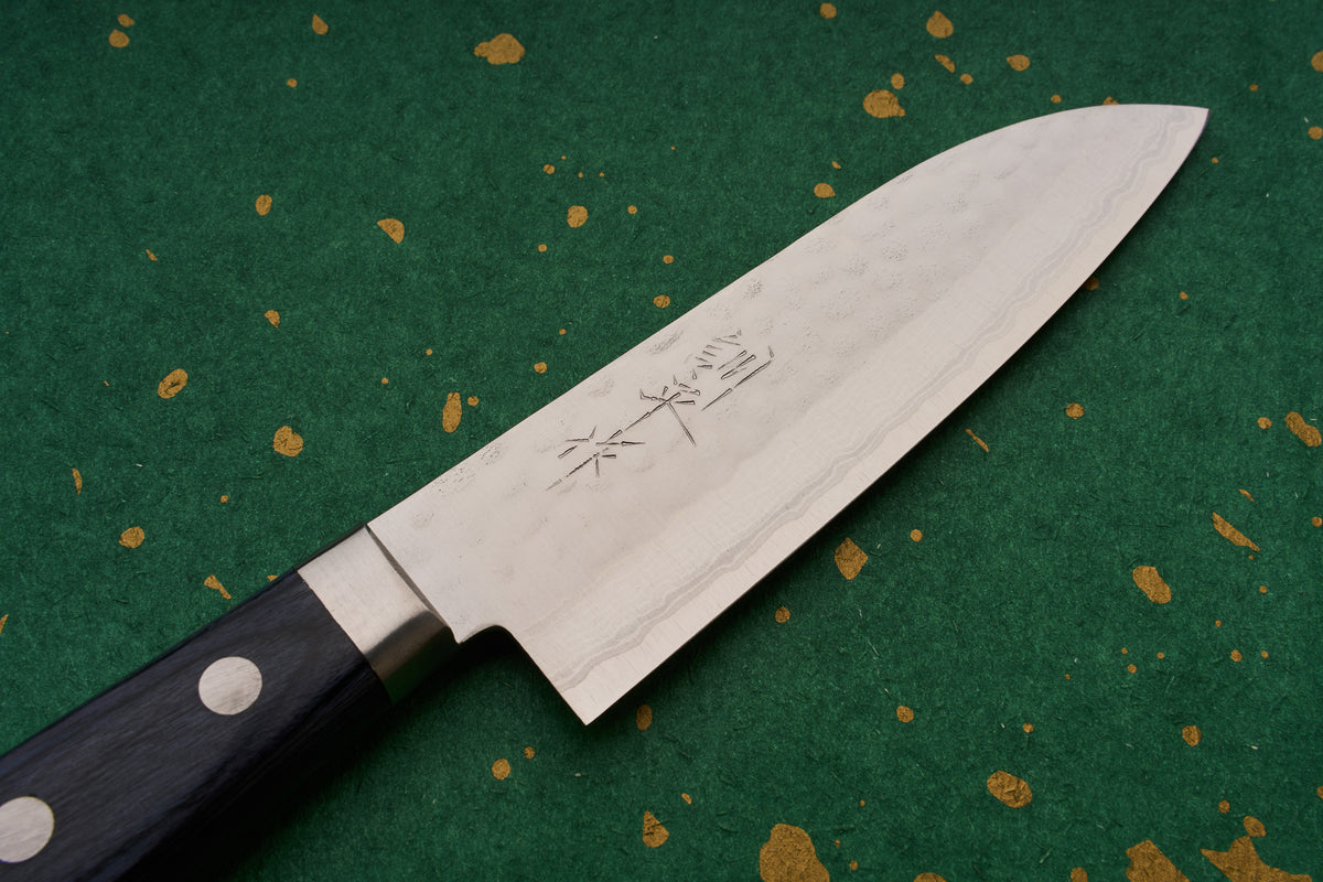 Masutani Kokuryu VG10 Tsuchime Damascus Ko-Santoku 130mm