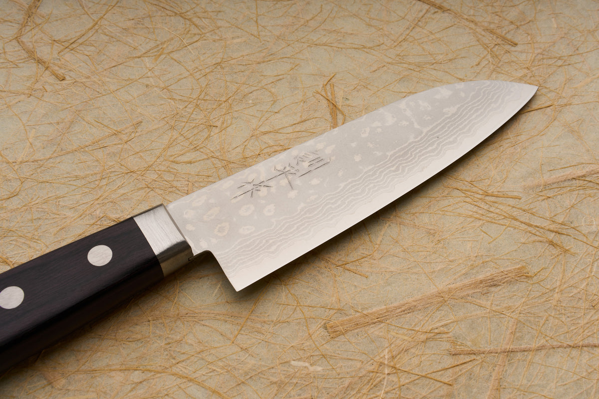 Masutani VG10 Damascus Western Ko-Santoku 130mm