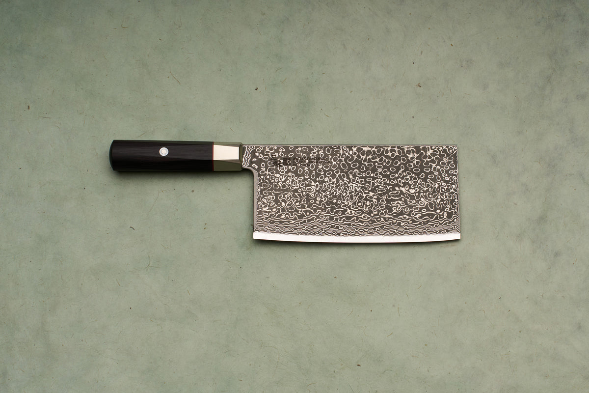 Mcusta Zanmai Becho VG10 Damascus Chinese Cleaver 180mm