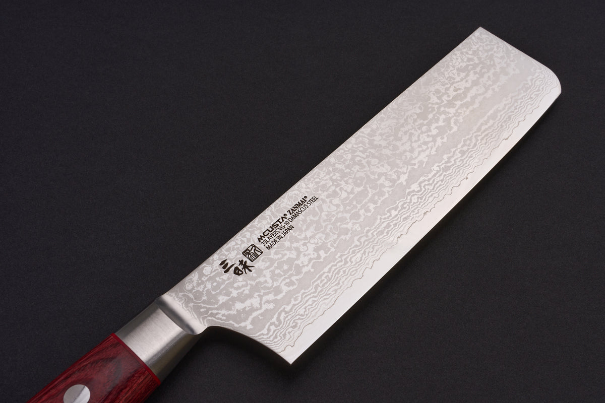 Mcusta Zanmai Classic Pro Damascus Flame Nakiri 165mm