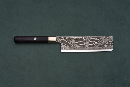 Mcusta Zanmai Hybrid III Splash Nakiri 165mm
