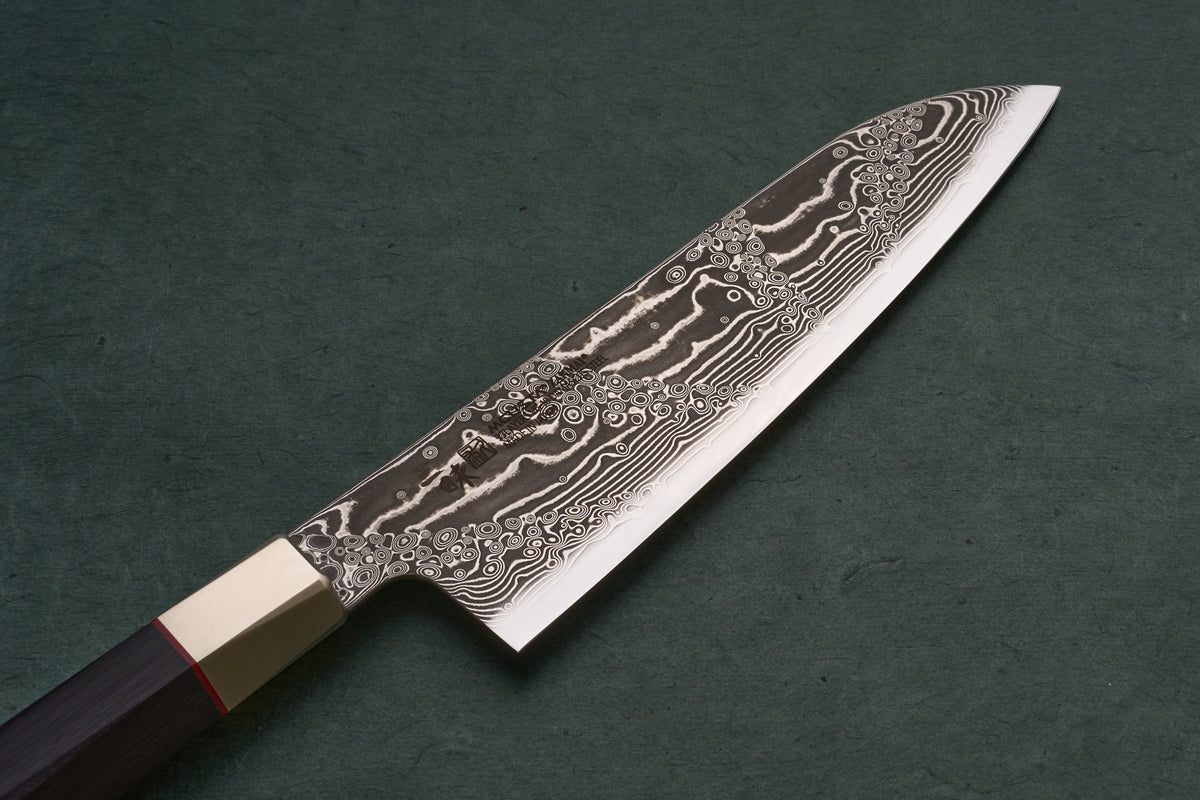 Mcusta Zanmai Hybrid III Splash Santoku 180mm