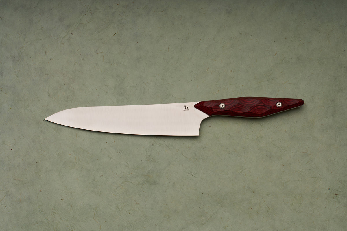 Mcusta Zanmai ONE Ginsan Custom Handle Gyuto 210mm
