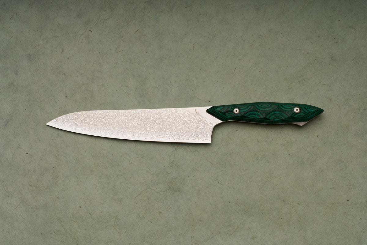 Mcusta Zanmai ONE VG10 Damascus Custom Handle Gyuto 210mm