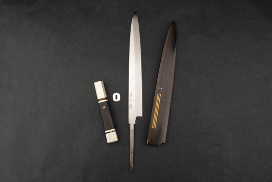Minamoto Hakuho Genkai Masakuni Mizu Honyaki Yanagiba 270mm from Genkai Masakuni