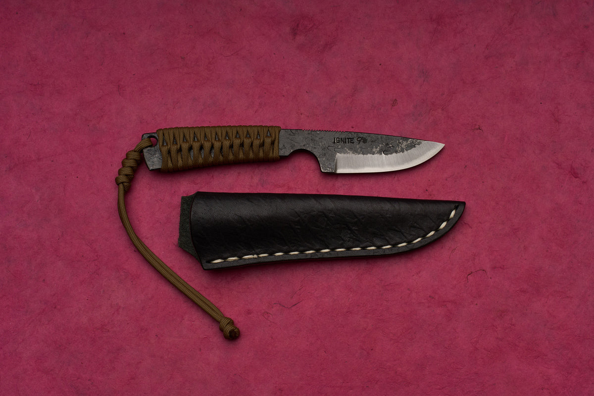Minomo Kajiya Aogami Outdoor Knife