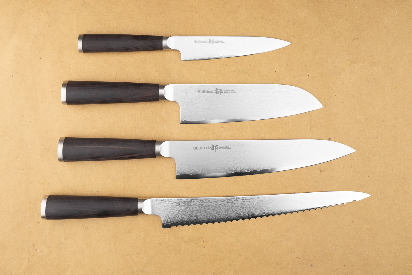 Shizu Hamono Shikisai Miyako Knife Set from Shizu Hamono