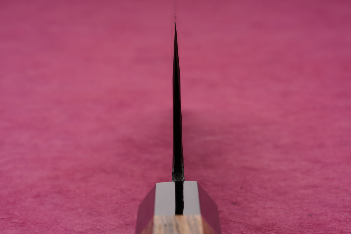 Munetoshi Shirogami Kurouchi Tsuchime Nakiri 165mm
