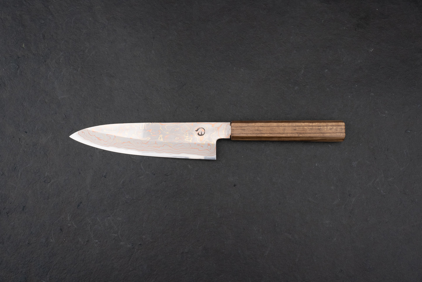 Mutsumi Hinoura V-toku Rainbow Damascus Petty 150mm from Mutsumi Hinoura